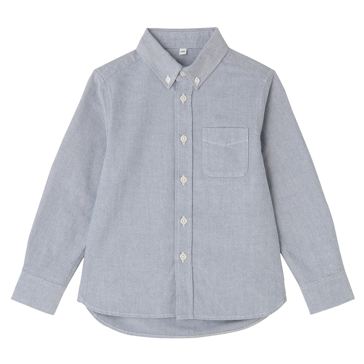 无印良品 MUJI 童装 牛津纽扣领衬衫