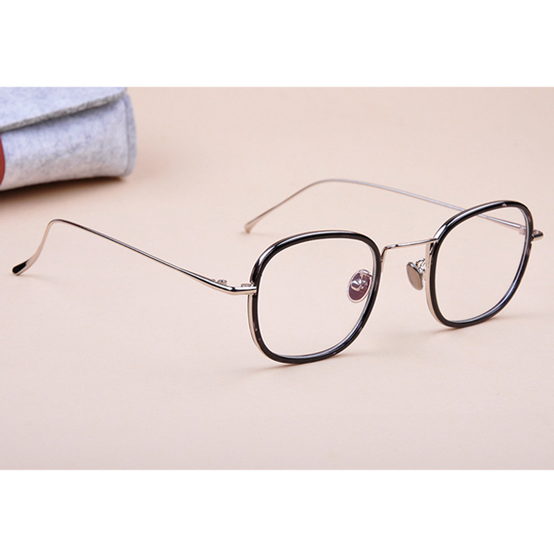 New TR90 retro radiation-proof eye frames ultralight full-frame square glasses spectacle lenses Nearsightedness Glasses for men and women