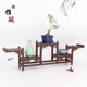 Gỗ nhỏ Bogu rắn Trung Quốc Duobao Ge kệ trà giá ấm trà Zisha trưng bày đứng cánh gà gỗ - Kệ kệ trang điểm Kệ