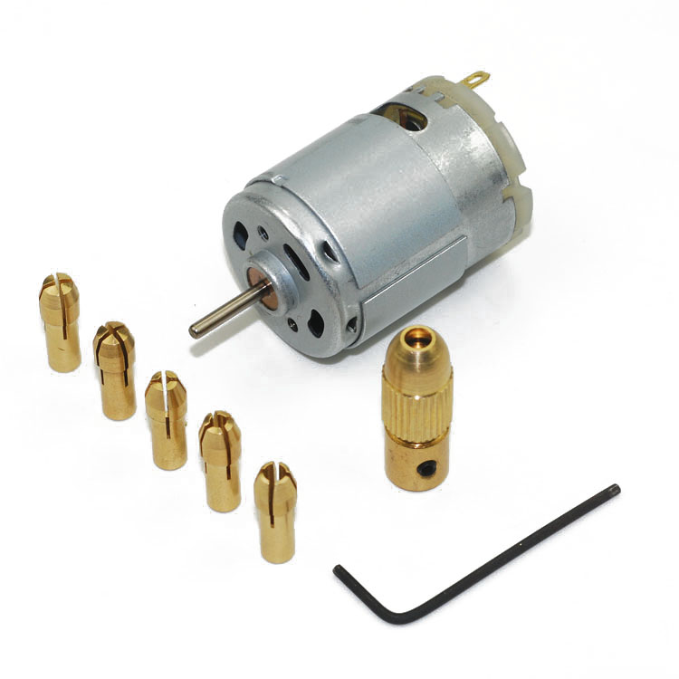 8-piece set mini electric drill motor drill clip set DIY small electric drill drilling and grinding motor electric drill accessories