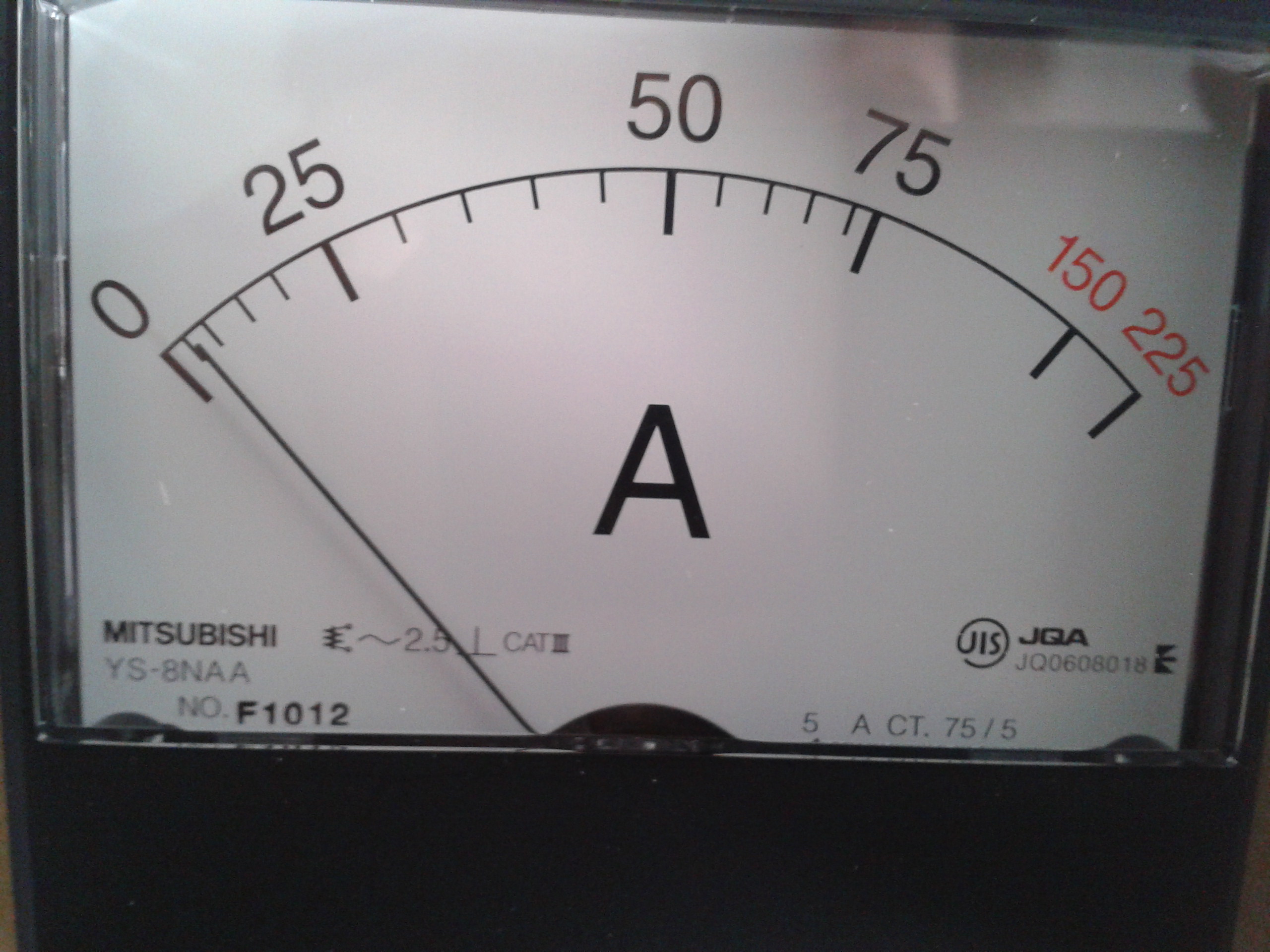 Japan Mitsubishi AC voltage meter imported from Japan YS-206NAV B 0 - 150V DRCT