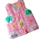 Áo vest trẻ em nam nữ mùa thu đông dày làm bằng tay áo cotton nguyên chất