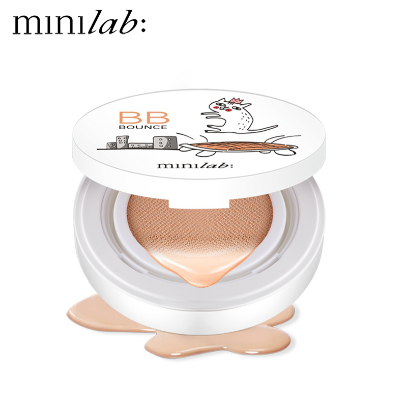 迷你 minilab细嫩无痕网格气垫bb霜