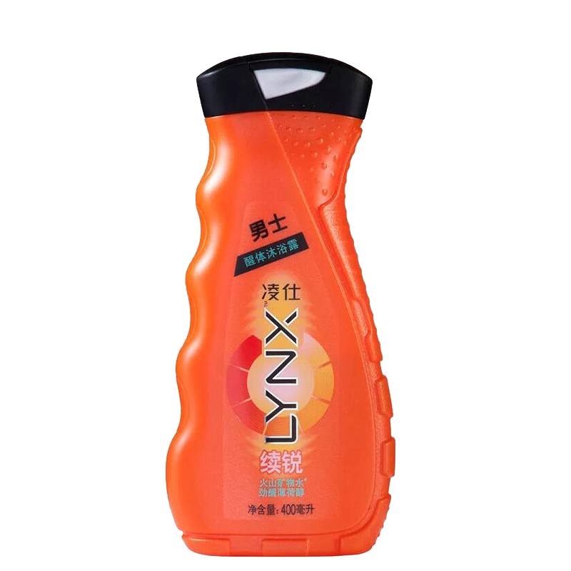 凌仕男士醒体沐浴露乳续锐400ml 香氛持久留香去油沐浴清洁