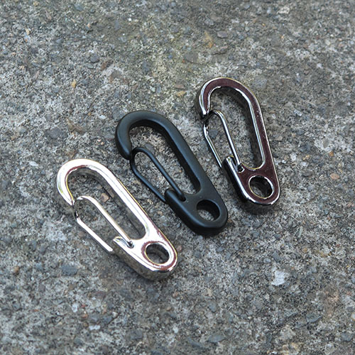 5 classic alloy hanging buttons Mini key buckle Quick hanging EDC equipped with portable tool spring key buckle