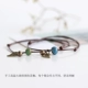 [Light shoal] dệt kim đơn giản thời trang dân tộc phong cách tươi mới và phổ biến vòng chân nữ - Vòng chân