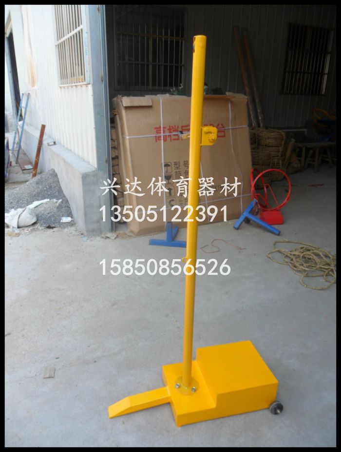 Mobile badminton rack box type badminton column standard mesh column net rack