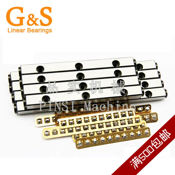Cross Guide Rail Cross Roller VR2 VR3 VR4 VR6 Ball Steel Copper Retaining Strip Holder Rollers Strip