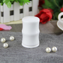 High-end ceramic toothpick holder for restaurants and hotels home pure white creative and fashionable ceramic toothpick holder storage box