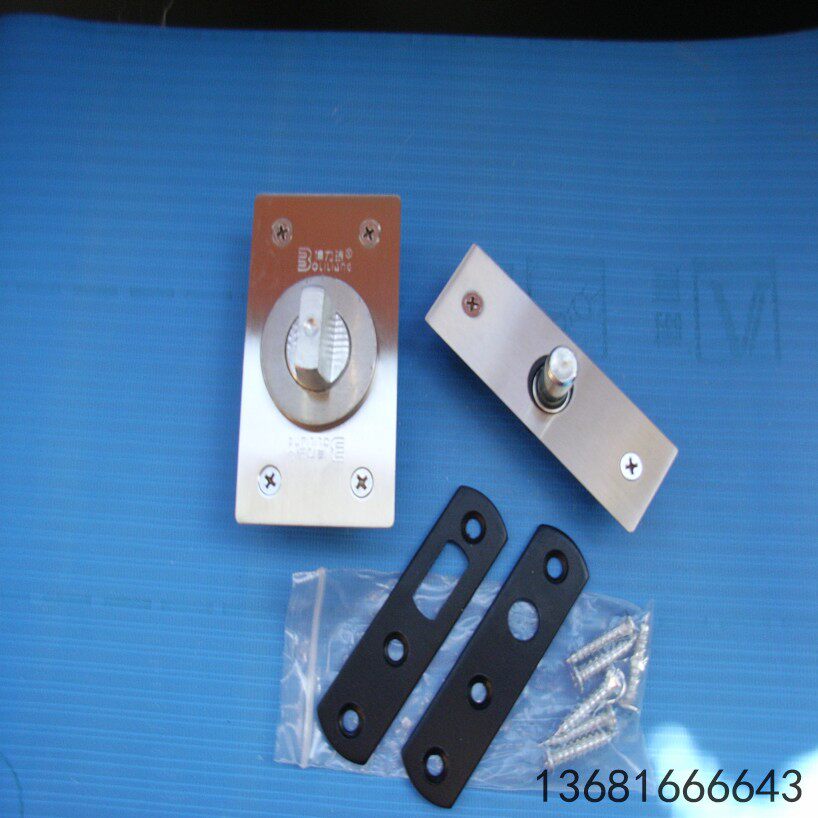 360-degree rotating shaft wooden door upper and lower hinge positioning door shaft heaven and earth shaft rotary shaft concealed heaven and earth rotating hinge-Taobao