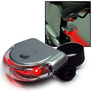 Mountain bike Bicycle taillight UFO UFO UFO safety warning light Bicycle light Cycling equipment accessories