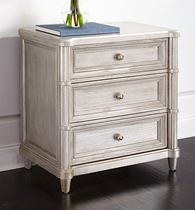 American Solid Wood Bed Head Cabinet Locker Neoclassical Light Lavish Silver Color Make Old Bedroom Containing Cabinet Side Cabinet Modern Minima