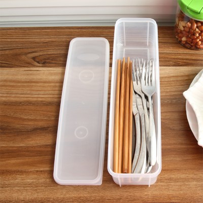 Spoon Japan Fridge sealed box Chopsticks Noodle Containing Box Rectangular Crisper Box Kitchen Refrigerated Noodle Box-Taobao