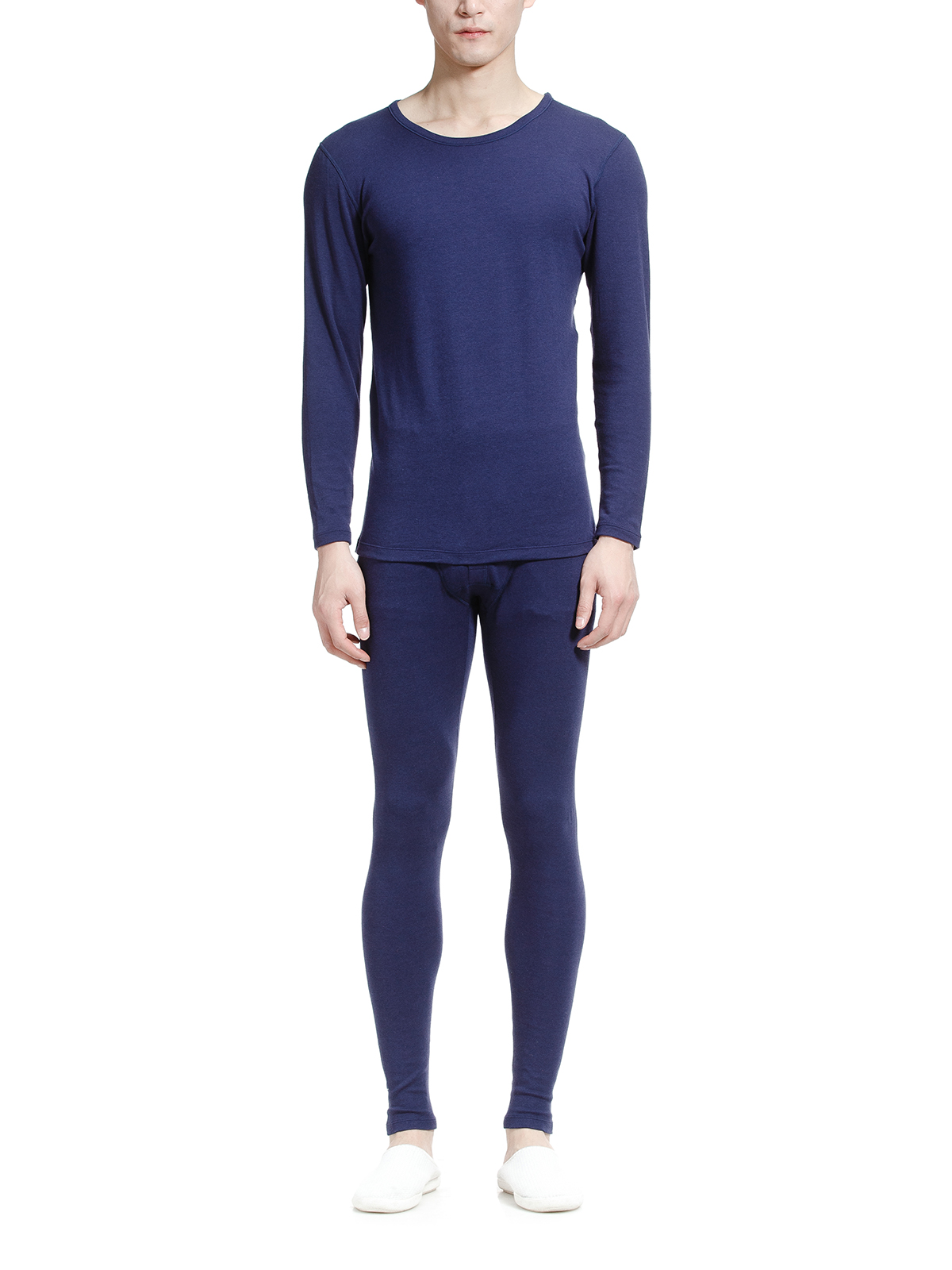 ROYAL VELVET|藏蓝色甲壳质纤维男款内衣套装