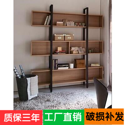 Steel Wood Bookshelves Simple Book Cabinet Show Cabinet Show Cabinet Show Framework Frame