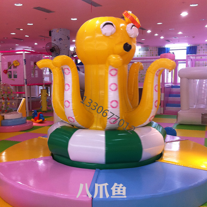 Manufacturer Gold Sun Naughty Castle Children Orchestra New Electric Eight-Claw Fish Coconut Tree Turn Horse Pleasure Equipment