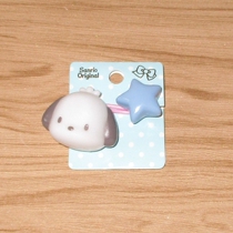 Japanese SanrioPC dog Pochacco hair rope Hairband headdress hair accessories (Big Head)