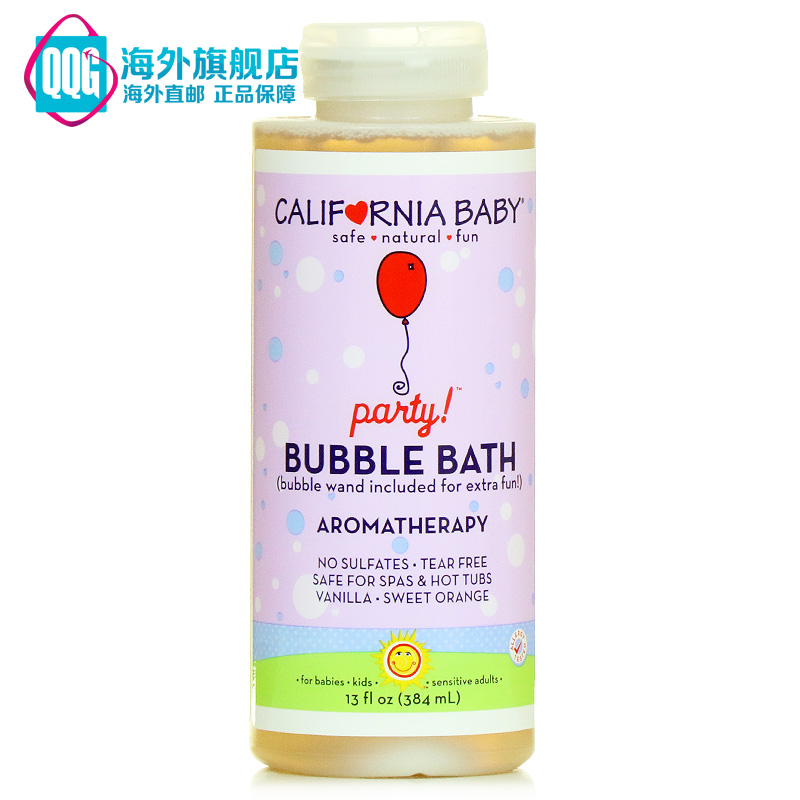 美国直邮 CaliforniaBaby 加州宝宝 浴美妙party香熏泡泡浴 384ml