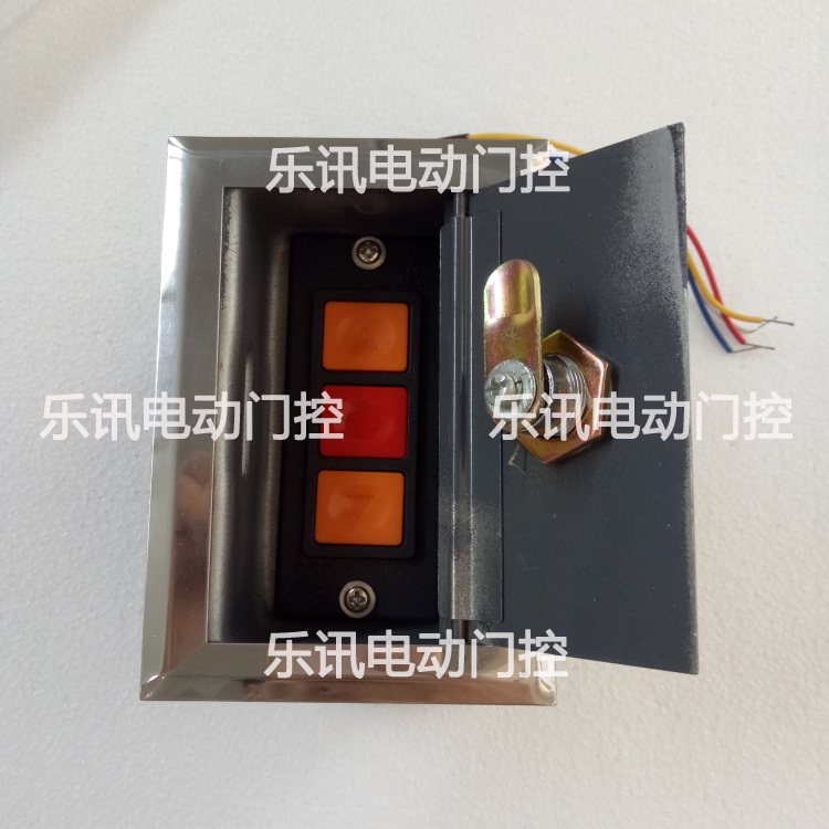 Stainless steel with switch lock box garage roll door with wire button switch giant photoelectric motion roller door machine hand motion switch box