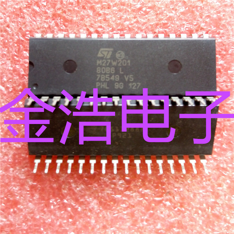 Brand new imported original M27W201-80B6L M27W201-80B6L M27W201 DIP32 DIP32 figure spot non-detached machine renovation