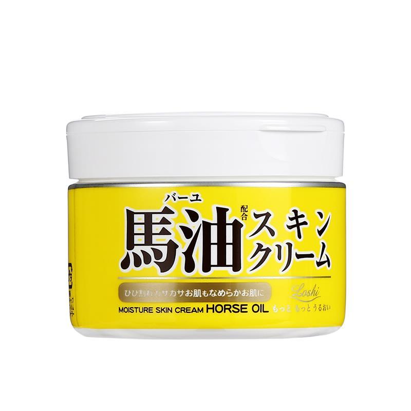 LOSHI北海道马油膏深层滋润万用面霜乳霜220g*2盒*日本直邮
