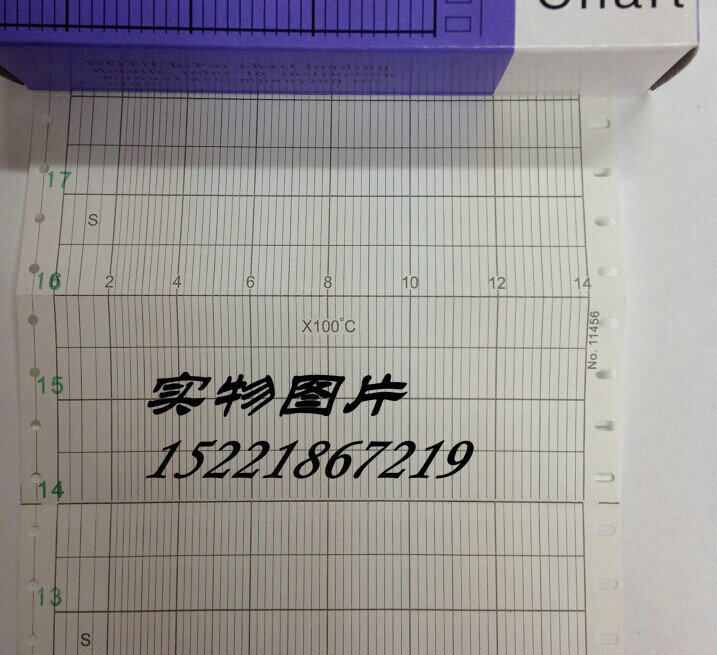 Folding meter Recording Paper Temperature Recording Form Paper 11456 S0-1400 Dimensions 114 * 40