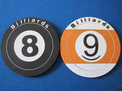 Crown billiards accessories accessories gifts fashion billiards exquisite coasters black eight yellow nine ball coasters