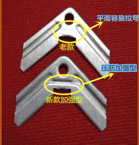 Factory direct sales angle code common plate flange air duct angle code galvanized air duct angle code stainless steel angle code thickness 0 8mm