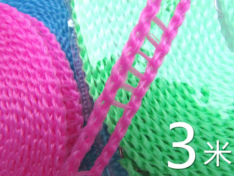 Zhoujiejin non-slip windproof clothes drying fence clothingline clothingline drying travel clothingline 3 meters