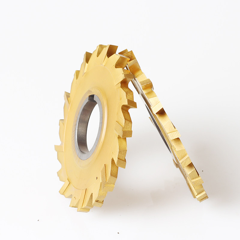 High-speed mesh helical three-sided milling cutter 80*8 80*10 100*10 100*7 2