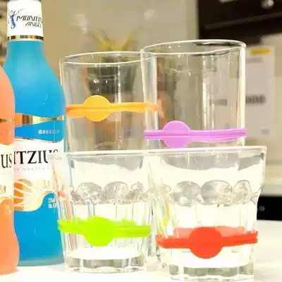 Creative glass cup distinction water cup mark sticker wine glass marker identification waterproof identification label Anti-error