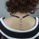Đồ lót dây đeo chéo bra chống trượt vẻ đẹp dây đeo gợi cảm dát rhinestone từ cổ áo bra dây đeo quây hoang dã