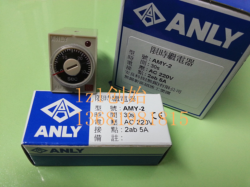 Taiwan Anliang ANLY AMY-2 1S 3S 3S 10S 10S 60S 60S AC220V time-limited relay