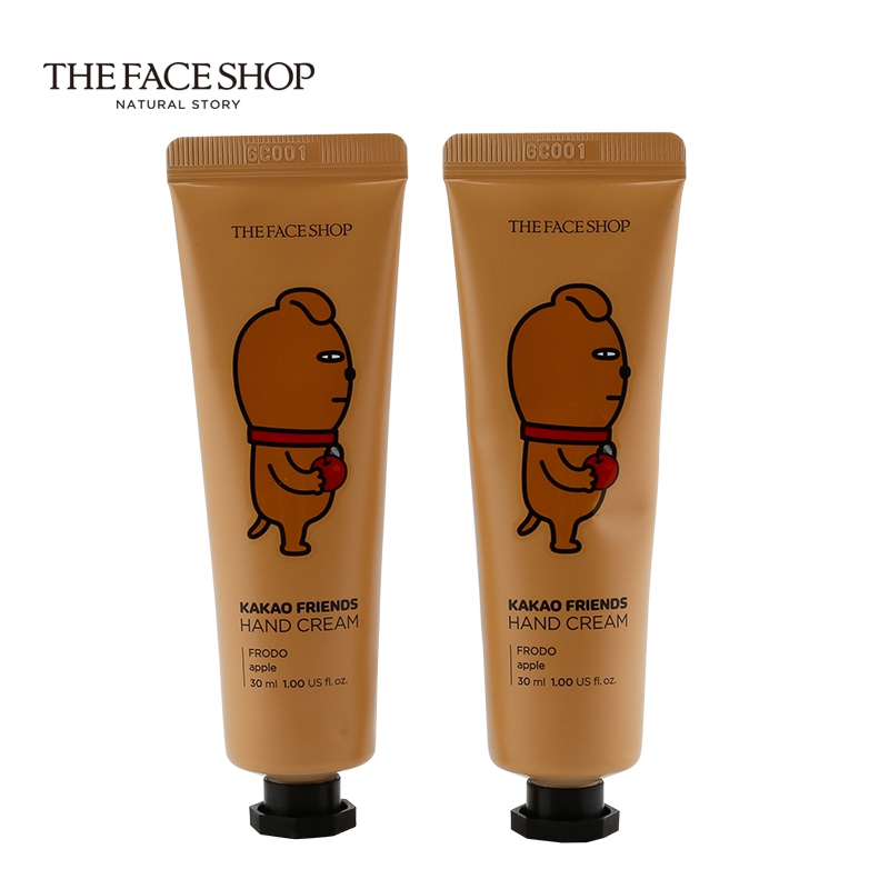 韩国THEFACESHOP/菲诗小铺KAKAOFRIENDS FRODO苹果护手霜30ml*2