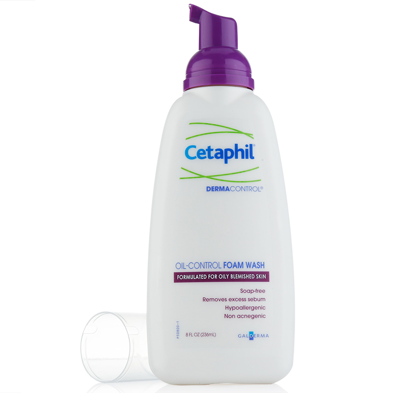 Cetaphil/丝塔芙净颜控油洁面乳 236ml泡沫洗面奶 控油清爽清洁