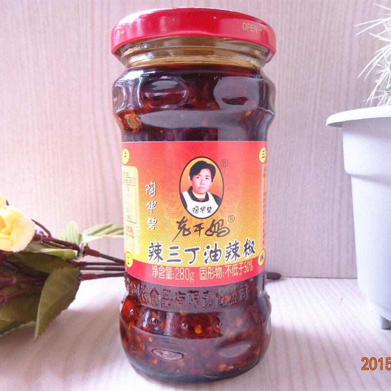 【苏宁易购】老干妈辣三丁油辣椒 280g