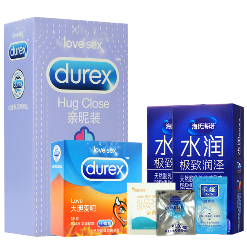 杜蕾斯 亲昵装12只+大胆爱吧3只装避孕套安全套 情趣成人用品