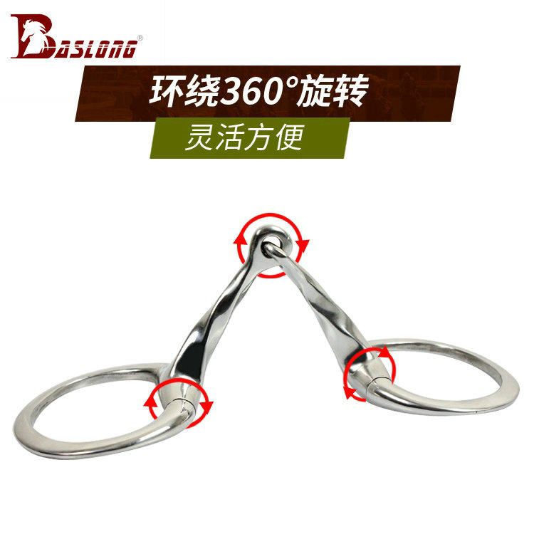 Mouth armature Spiral egg-shaped mouth armature Strong horse mouth chew Pull horse chew BCL327311