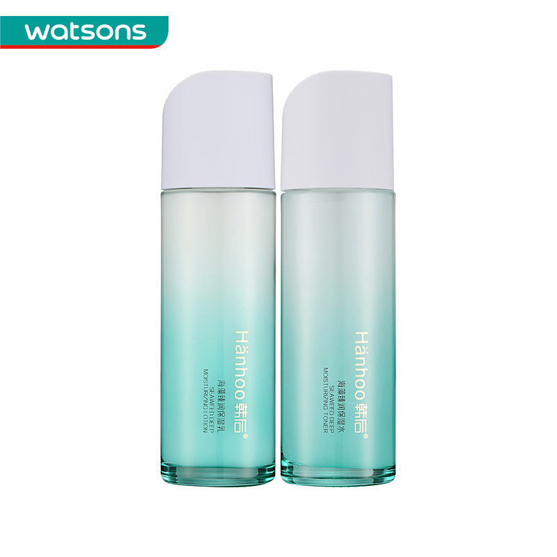 【屈臣氏】韩后海藻臻润保湿乳100ml+海藻臻润保湿水100ml