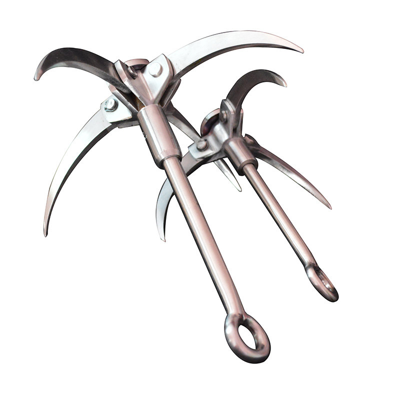 Outdoor climbing rope Hook Claws Steel Mountaineering Claw Four Corner Flying Tiger Claws Outdoor Coursework Climbing Rock Hook Big and coarse