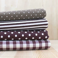 Cà phê Foundation vải cotton dày Vải thủ công Vải DIY để bán từ một phần tư mét vải linen may quần