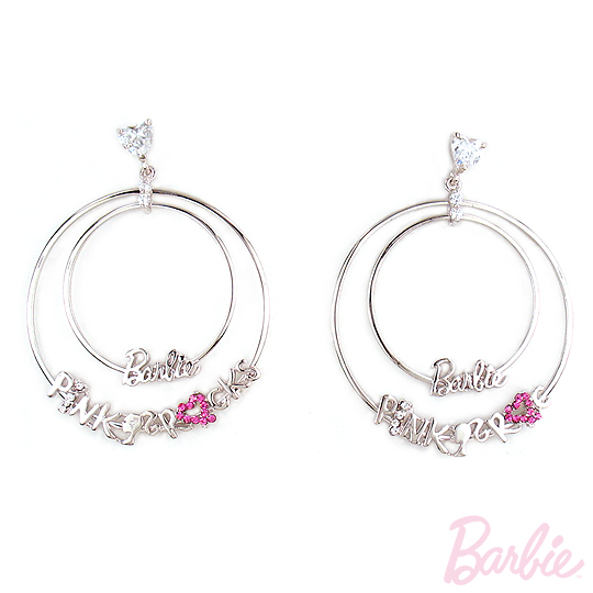 【Barbie】粉红摇滚耳环 PayEasy官网直邮