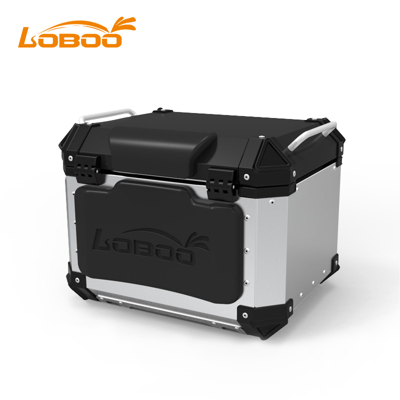LOBOO radish motorcycle aluminum alloy trunk back cushion back aluminum alloy trunk trunk back