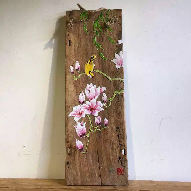 Купить Другие декоративной живописи Выветривания древесины висит ...