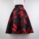Mùa thu đông phiên bản Hàn Quốc mới của không gian váy cotton in hoa eo cao đã mỏng một chiếc váy hoa mọc lên trong chiếc váy phụ nữ chân váy xòe hoa Váy