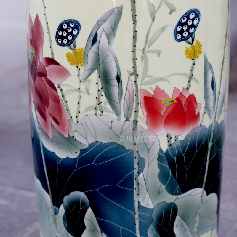 Jingdezhen ceramic vase hand - made scent figure I and contracted vase figure study of home sitting room hotel furnishing articles