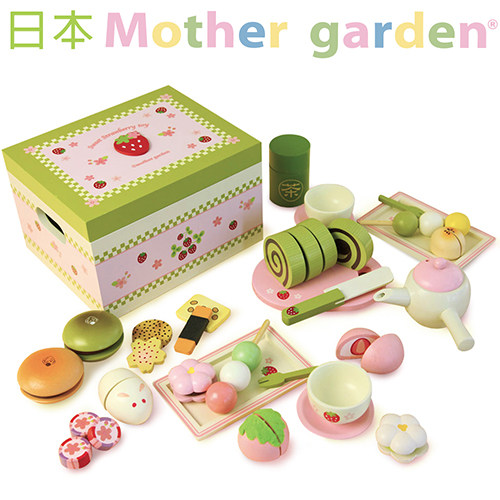 日本Mother Garden 野草莓日式抹茶点心盒台湾官网直邮进口