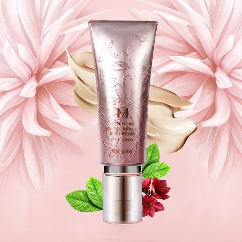 Missha/谜尚花BB霜幻金凝彩至真柔护粉底液裸妆遮瑕美白防晒保湿