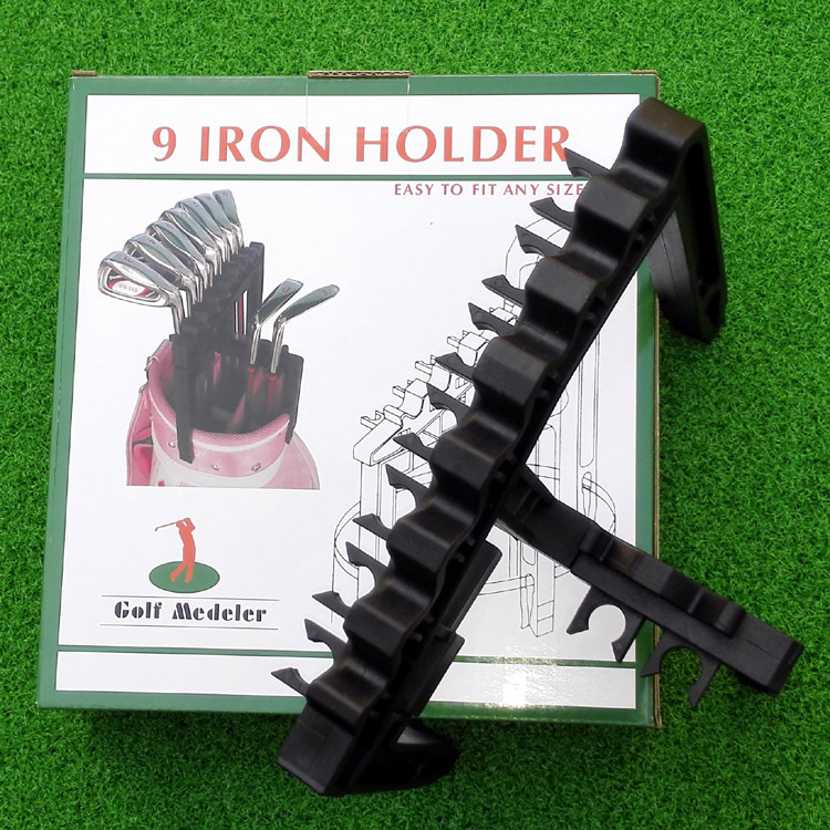 9 Mounted Ball Rod Clips Golf Iron Rod Holder Ball Rod Shelf Practice Rod Protection Frame Fixed Rod Plastic Clips