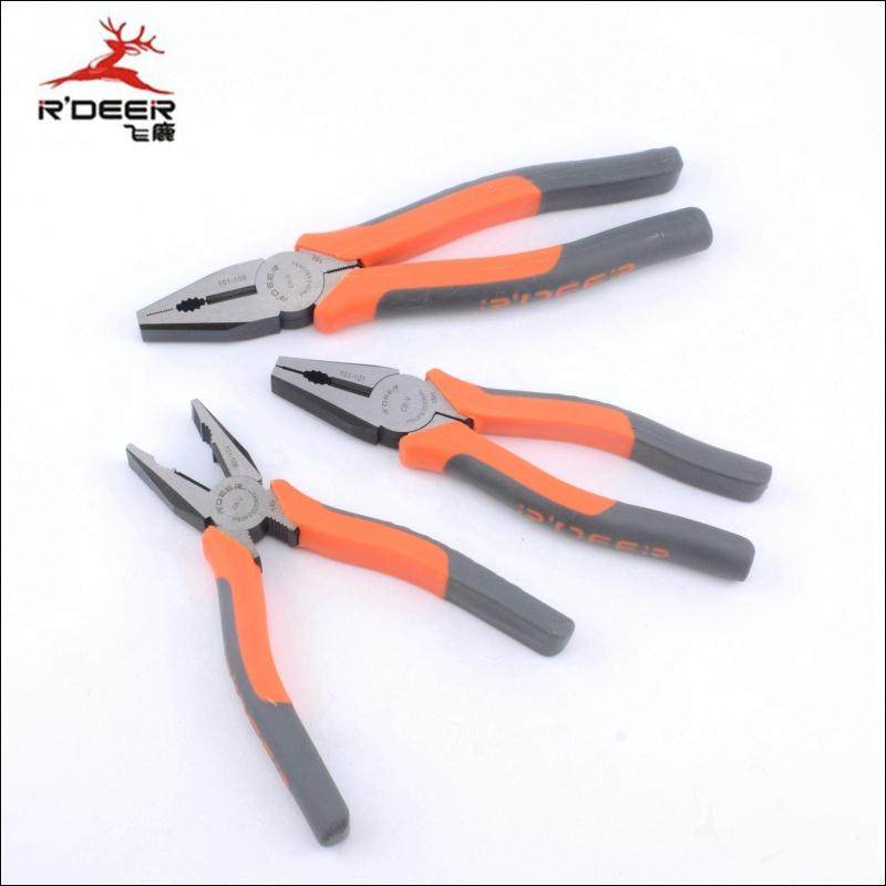 Flying Deer 6 Inch 7 Inch 8 Inch Day Style Chrome Vanadium Steel Old Tiger Pliers Wire Steel Rubber Pliers 101-106107108